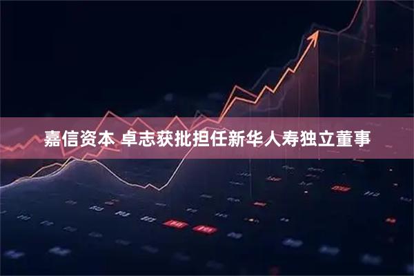 嘉信资本 卓志获批担任新华人寿独立董事